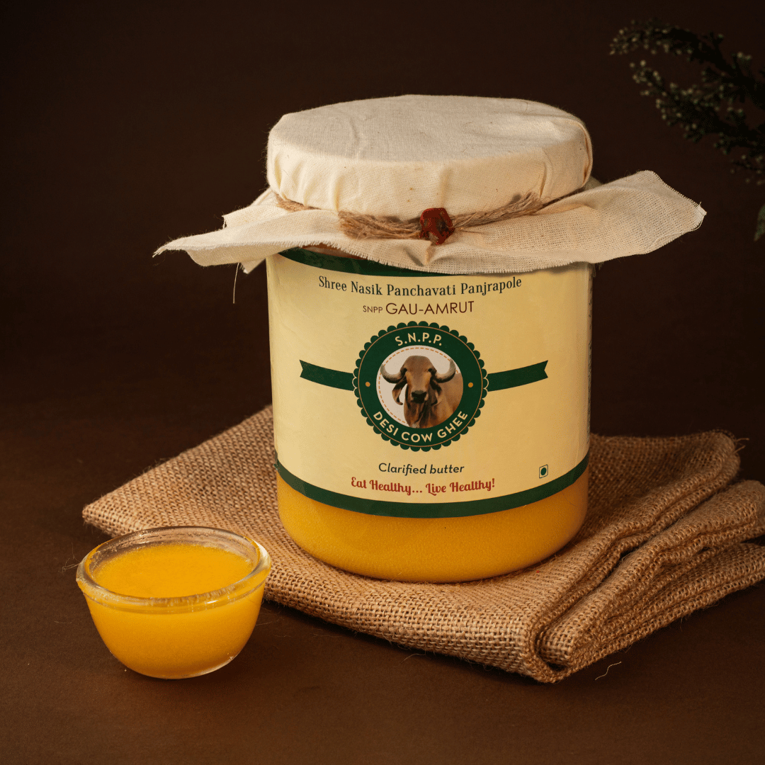 SNPP GAU-AMRUT Gir Cow Ghee (A2) 1 Litre Jar