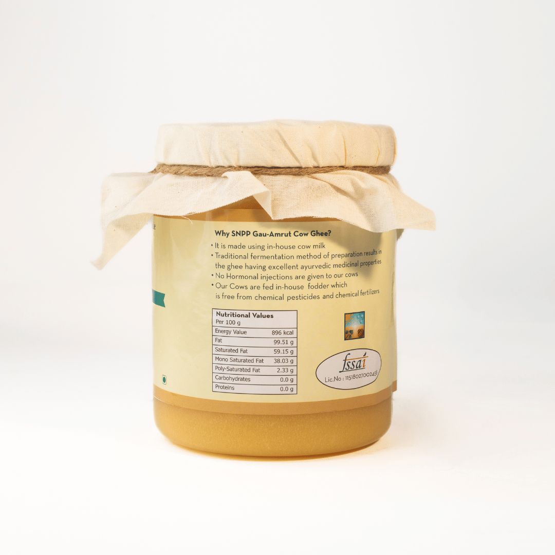 SNPP GAU-AMRUT Cow Ghee 1 Litre Jar + 1 Litre Jar (2 ltr Festive Pack)