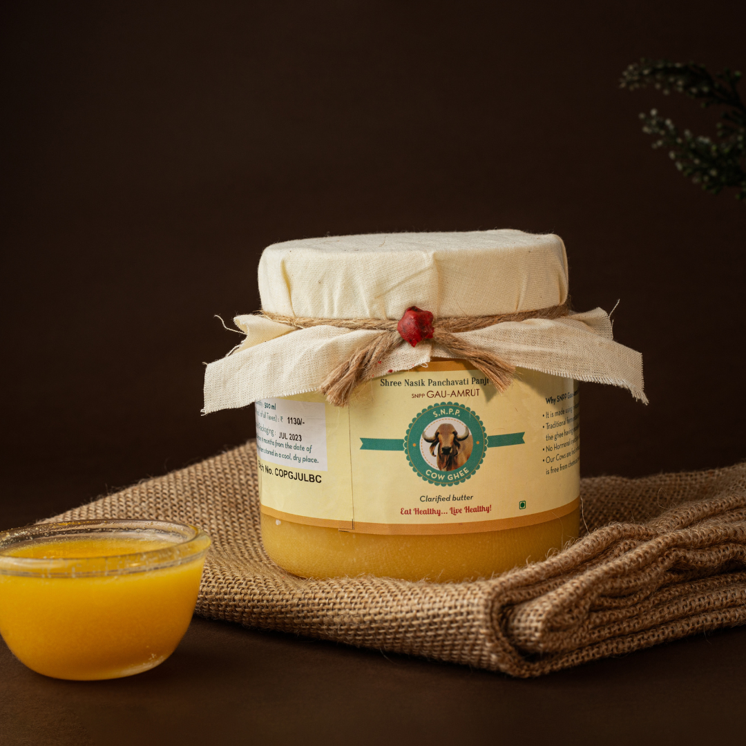 SNPP GAU-AMRUT Cow Ghee 500ml Jar