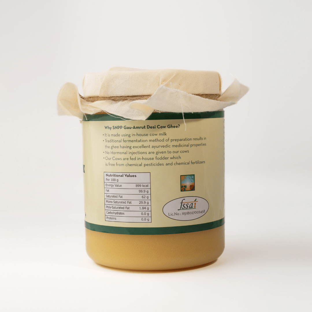 SNPP GAU-AMRUT Gir Cow Ghee (A2) 1 Litre Jar